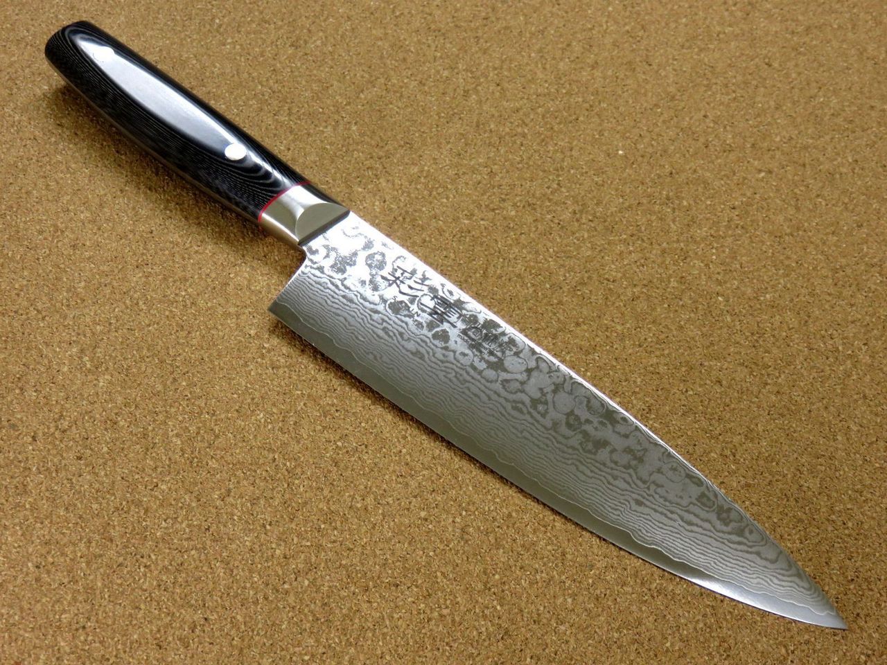 Japanese SAIUN Kitchen Gyuto Chef's Knife 200mm 7.9" VG-10 Damascus SEKI JAPAN