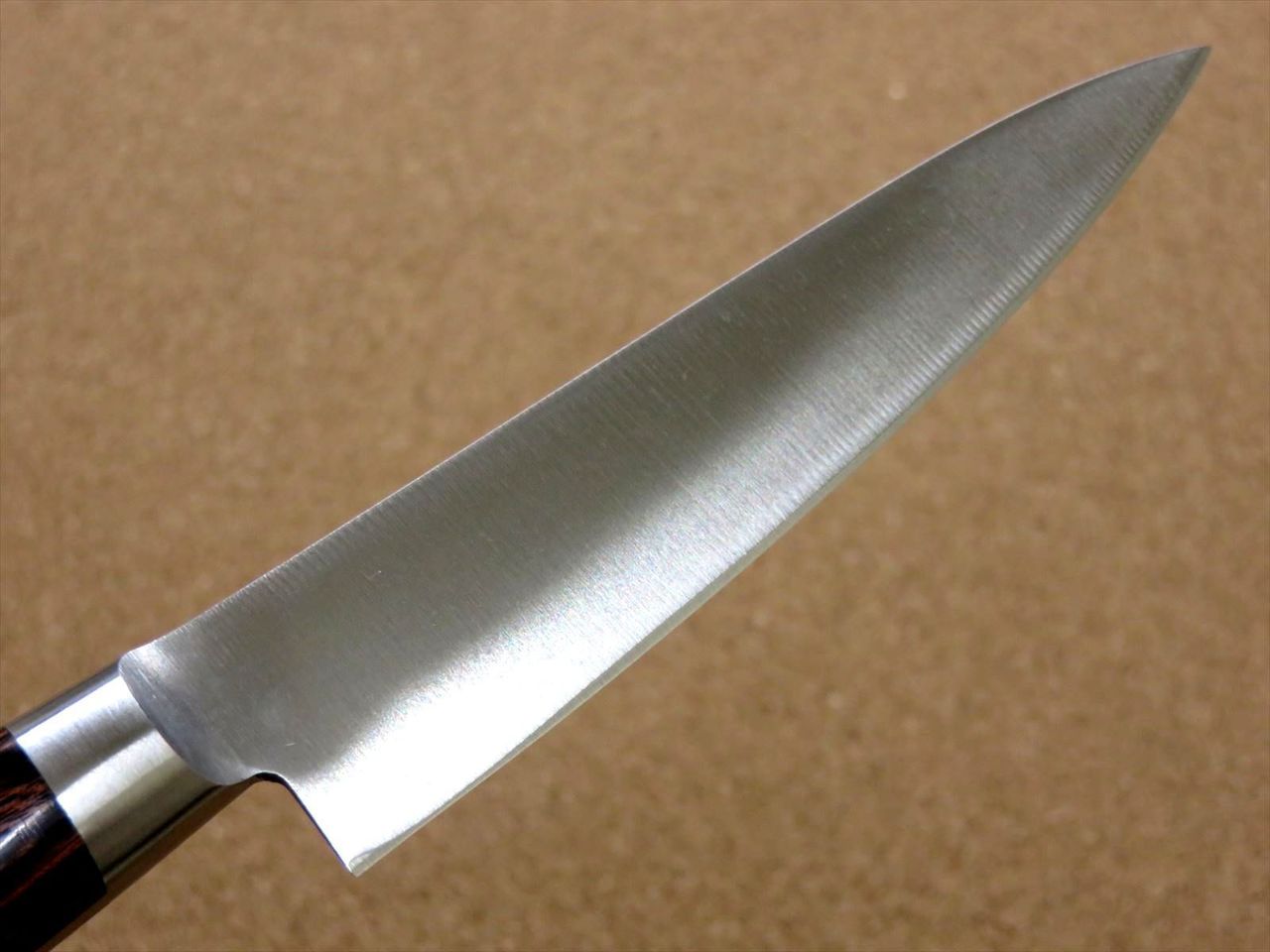 Japanese SETO ISEYA-B Kitchen Utility Knife 4.7 inch Mahogany Bolster SEKI JAPAN