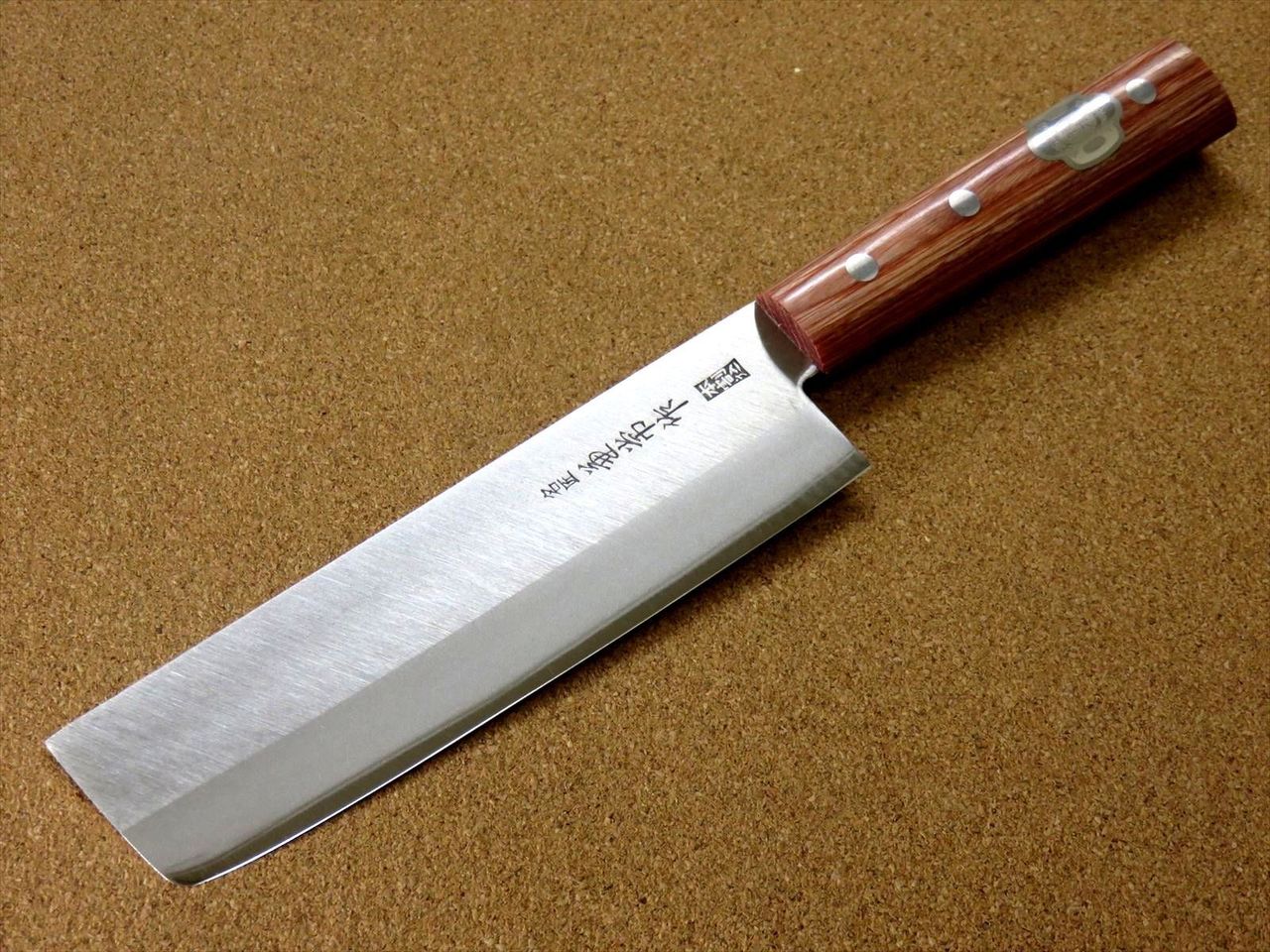 Japanese Kanetsune Kitchen Nakiri Vegetable Knife 165mm 6.5" Warikomi SEKI JAPAN