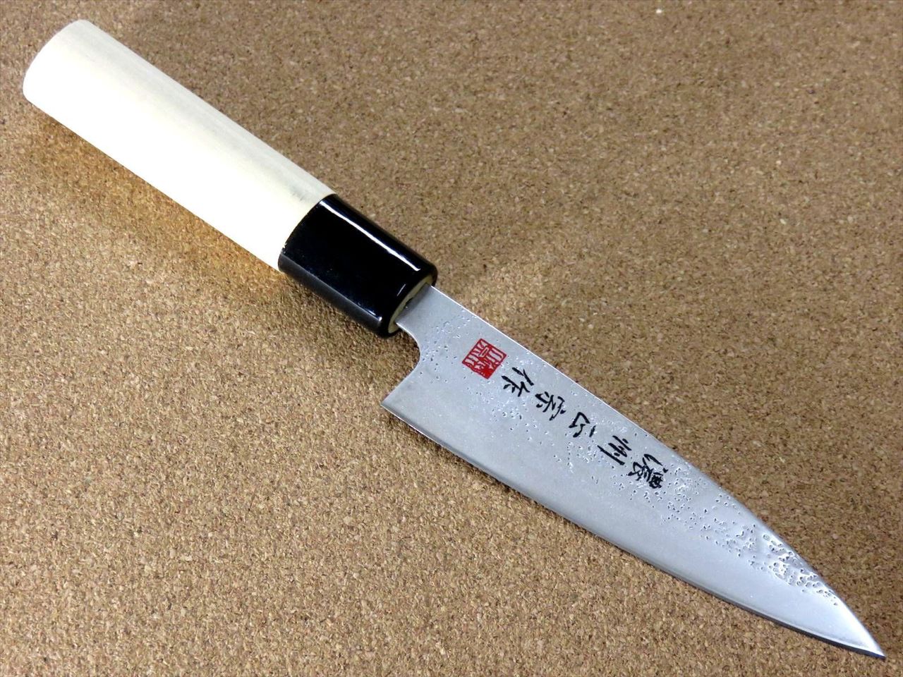 Japanese Masamune Kitchen Petty Utility Knife 4.7 inch Nashiji blade SEKI JAPAN