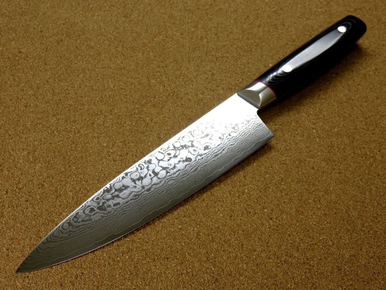 Japanese SAIUN Kitchen Gyuto Chef's Knife 200mm 7.9" VG-10 Damascus SEKI JAPAN