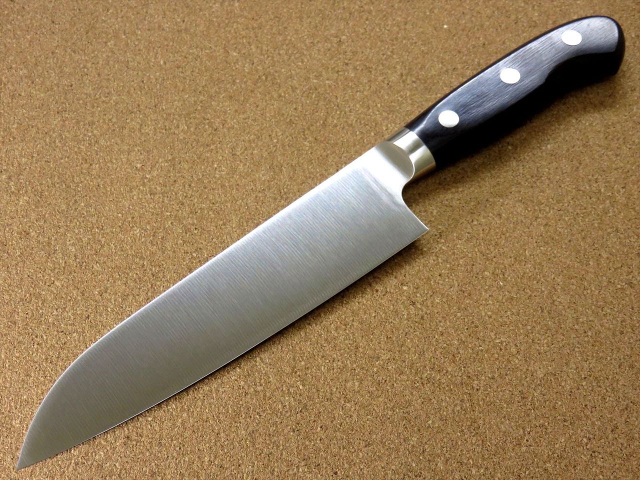Japanese PRO-M Kitchen Santoku Knife 6.7" All purpose Meat & Fish cut SEKI JAPAN
