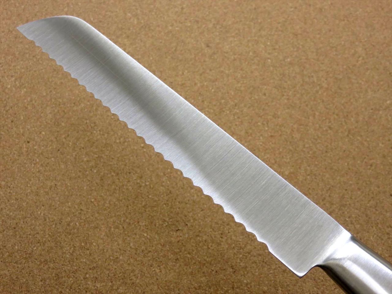 Japanese Pisces Kitchen Bread Knife 190mm 7.5 inch Stainless Handle SEKI JAPAN