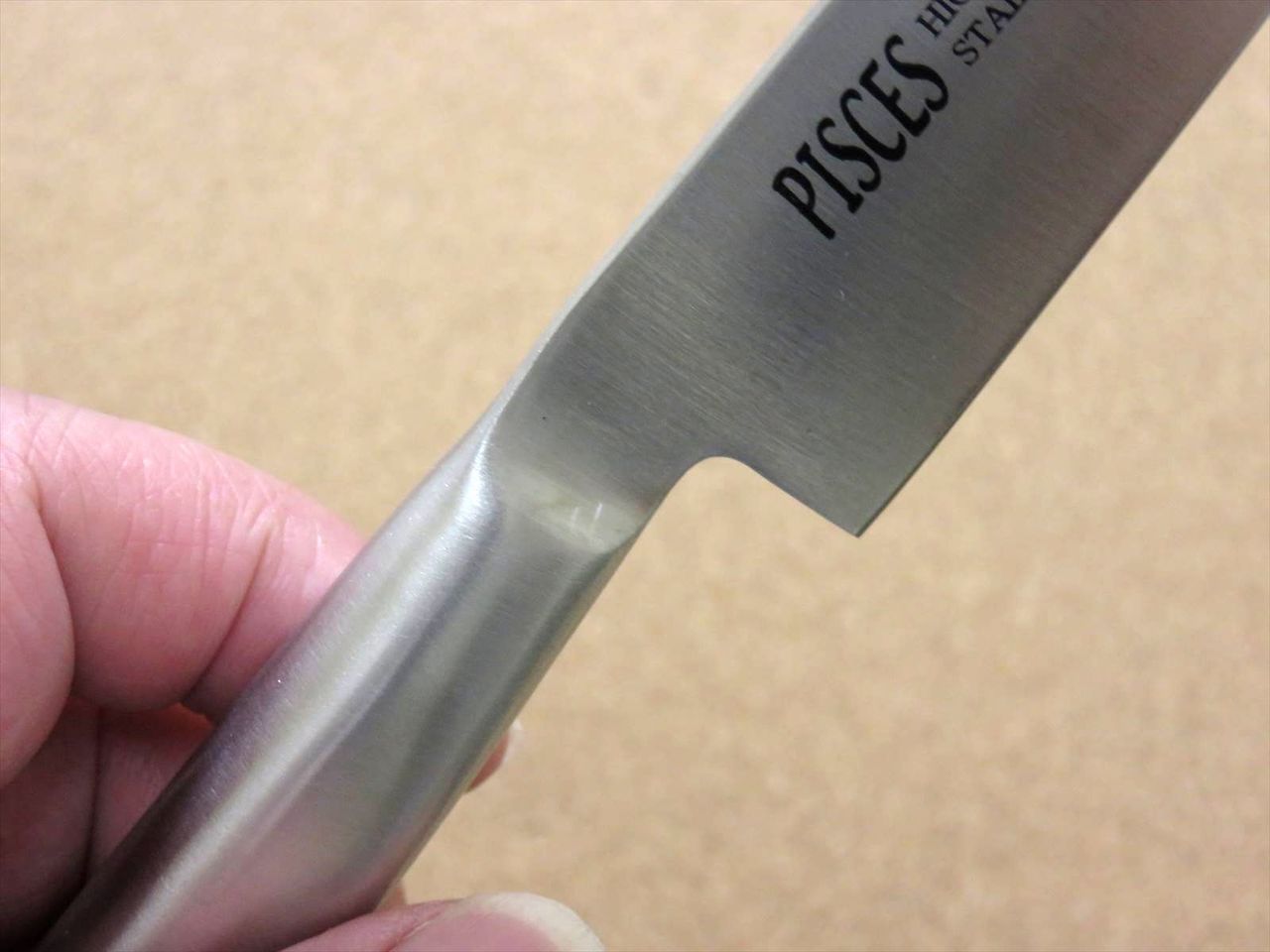 Japanese Pisces Kitchen Petty Utility Knife 5.5 inch Stainless Handle SEKI JAPAN