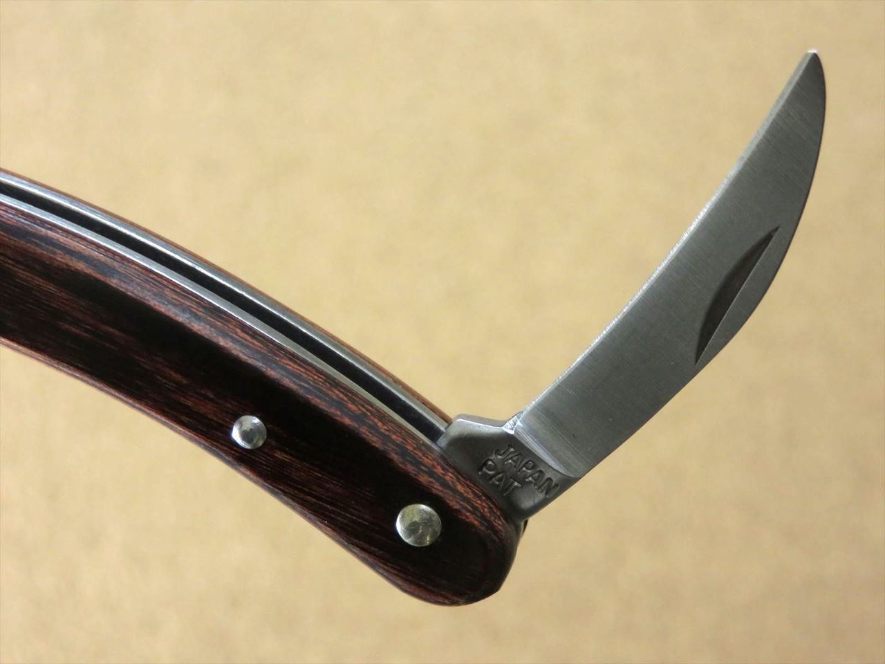 Japanese Sommelier Knife Corkscrew Wine Bottle Opener Brown Plywood SEKI JAPAN