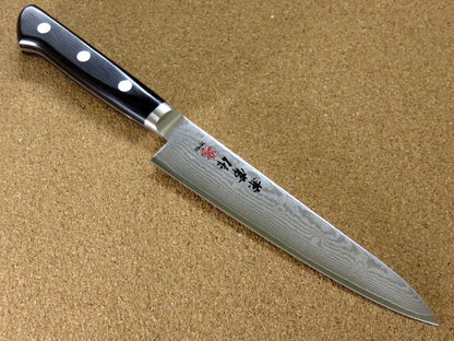 Japanese Kanetsune Kitchen Petty Utility Knife 5.9 inch VG10 Damascus SEKI JAPAN