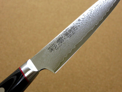 Japanese SAIUN Kitchen Petty Utility Knife 120mm 4.7" VG-10 Damascus SEKI JAPAN
