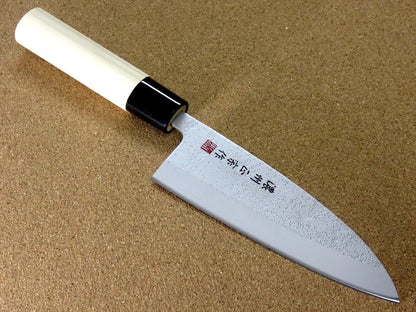 Japanese Masamune Kitchen Deba Knife 155mm 6.1 inch Nashiji blade SEKI JAPAN