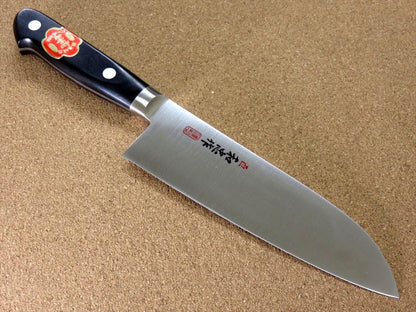 Japanese Professional Cook Kitchen Santoku Knife 175mm 7 inch VG-1 SEKI JAPAN