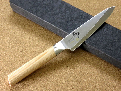Japanese KAI SEKI MAGOROKU Kitchen Petty Utility Knife 120mm 4.7" 3 Layers JAPAN