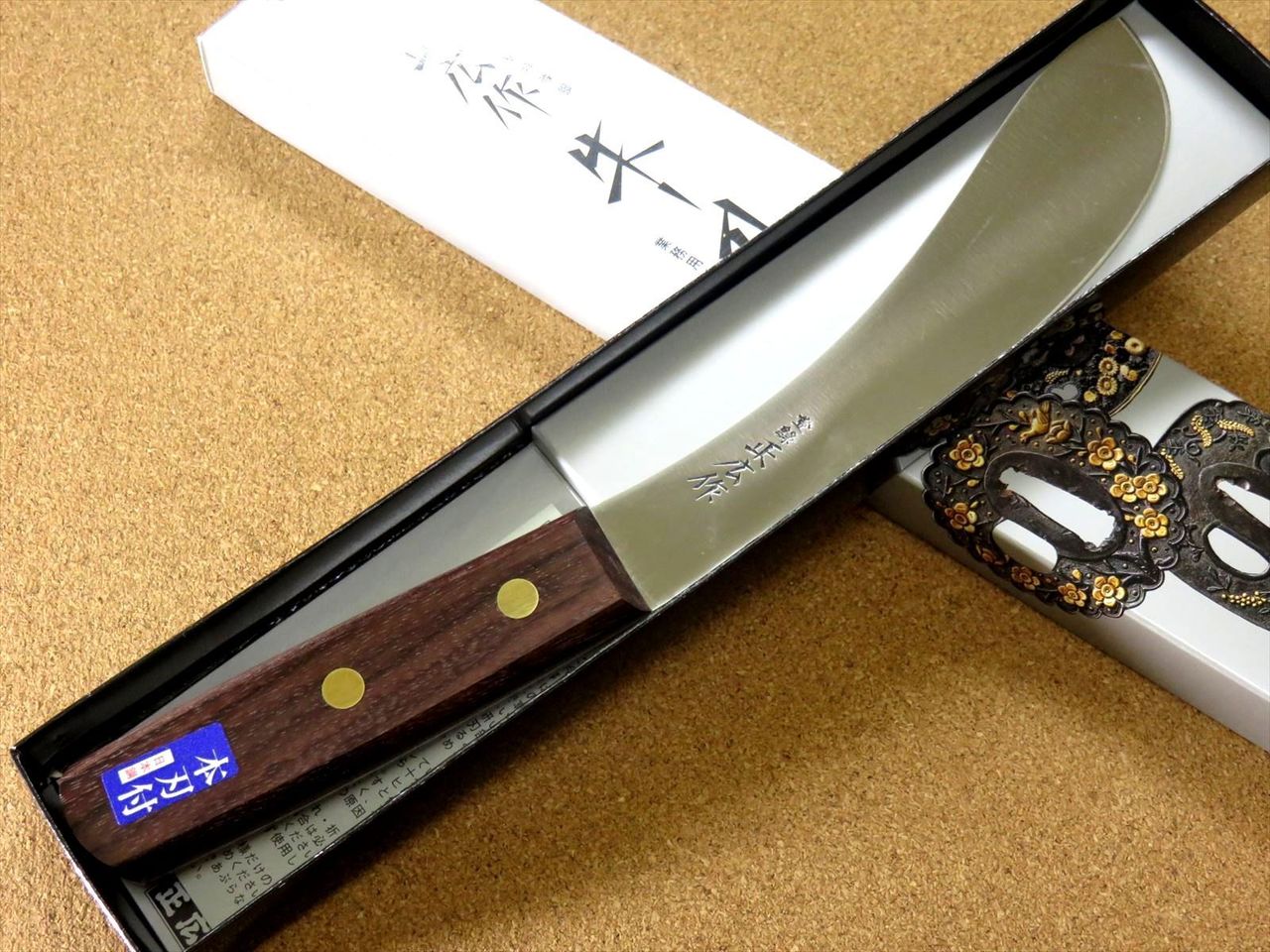 Japanese Masahiro Kitchen Kawahagi Skinning Knife 6.5" Carbon Steel SEKI JAPAN