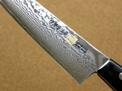 Japanese SETO ISEYA-G Kitchen Petty Utility Knife 5.9" VG-10 Damascus SEKI JAPAN