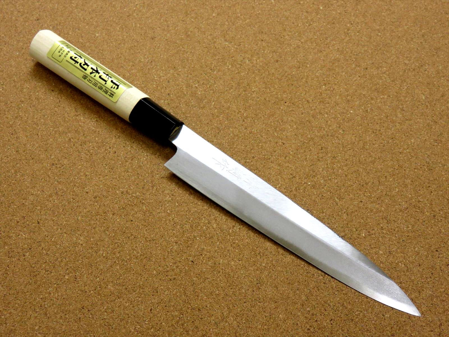 Japanese Kiyotsuna Kitchen Sashimi Yanagiba Knife 180mm 7 in Right handed JAPAN