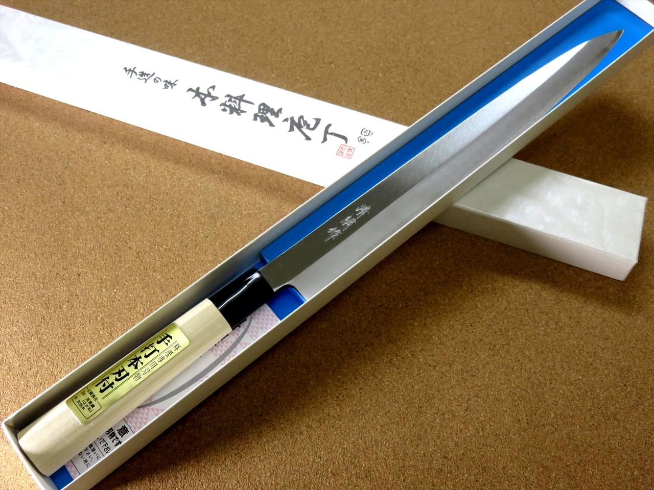 Japanese Kiyotsuna Kitchen Sashimi Yanagiba Knife 300mm 11.8" Right handed JAPAN