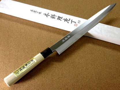 Japanese Kiyotsuna Kitchen Sashimi Yanagiba Knife 300mm 11.8" Right handed JAPAN