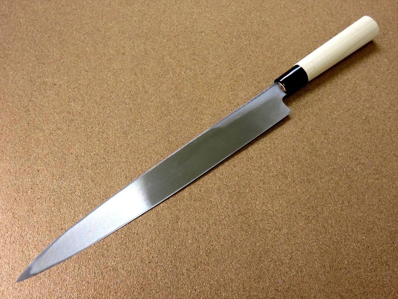 Japanese Kiyotsuna Kitchen Sashimi Yanagiba Knife 300mm 11.8" Right handed JAPAN