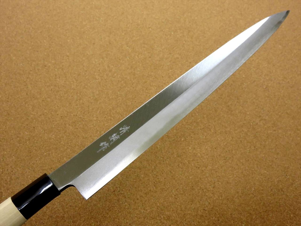 Japanese Kiyotsuna Kitchen Sashimi Yanagiba Knife 300mm 11.8" Right handed JAPAN