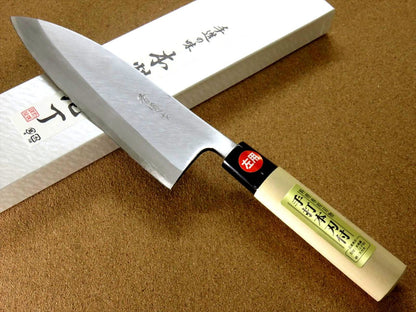 Japanese Kiyotsuna Kitchen Deba Knife 180mm 7.1" Single edged Left handed JAPAN