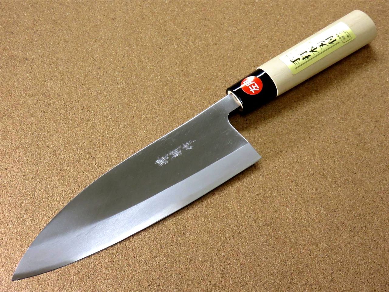 Japanese Kiyotsuna Kitchen Deba Knife 180mm 7.1" Single edged Left handed JAPAN