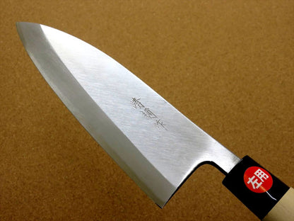 Japanese Kiyotsuna Kitchen Deba Knife 180mm 7.1" Single edged Left handed JAPAN