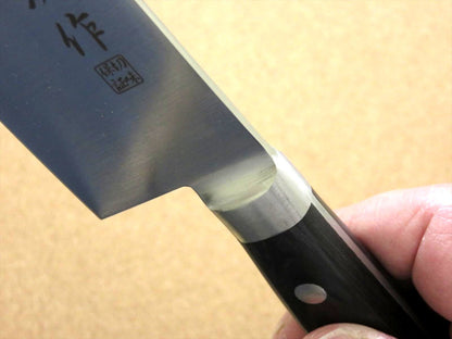 Japanese Kitchen Santoku Knife 165mm 6 inch Meat Fish cut Bolster SEKI JAPAN
