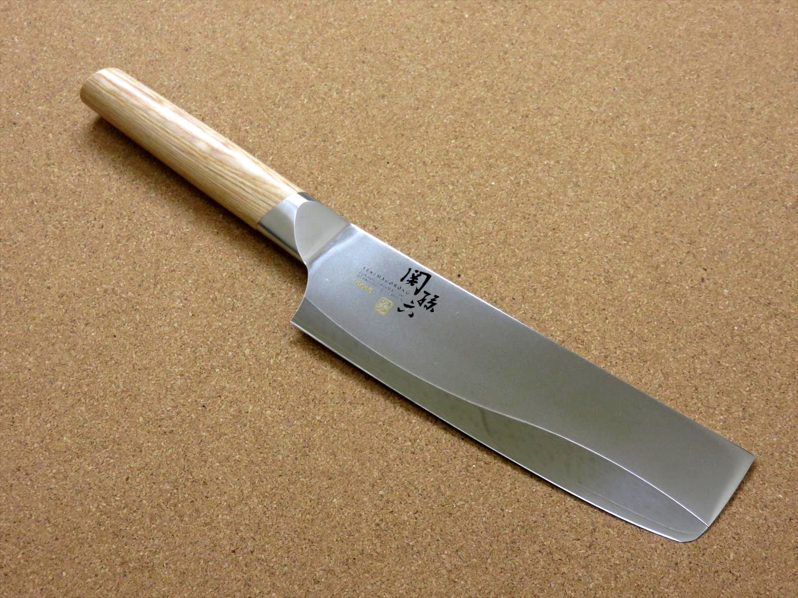 Japan KAI kitchen chef knife nakiri santoku small petit Seki Magoroku  WAKATAKE