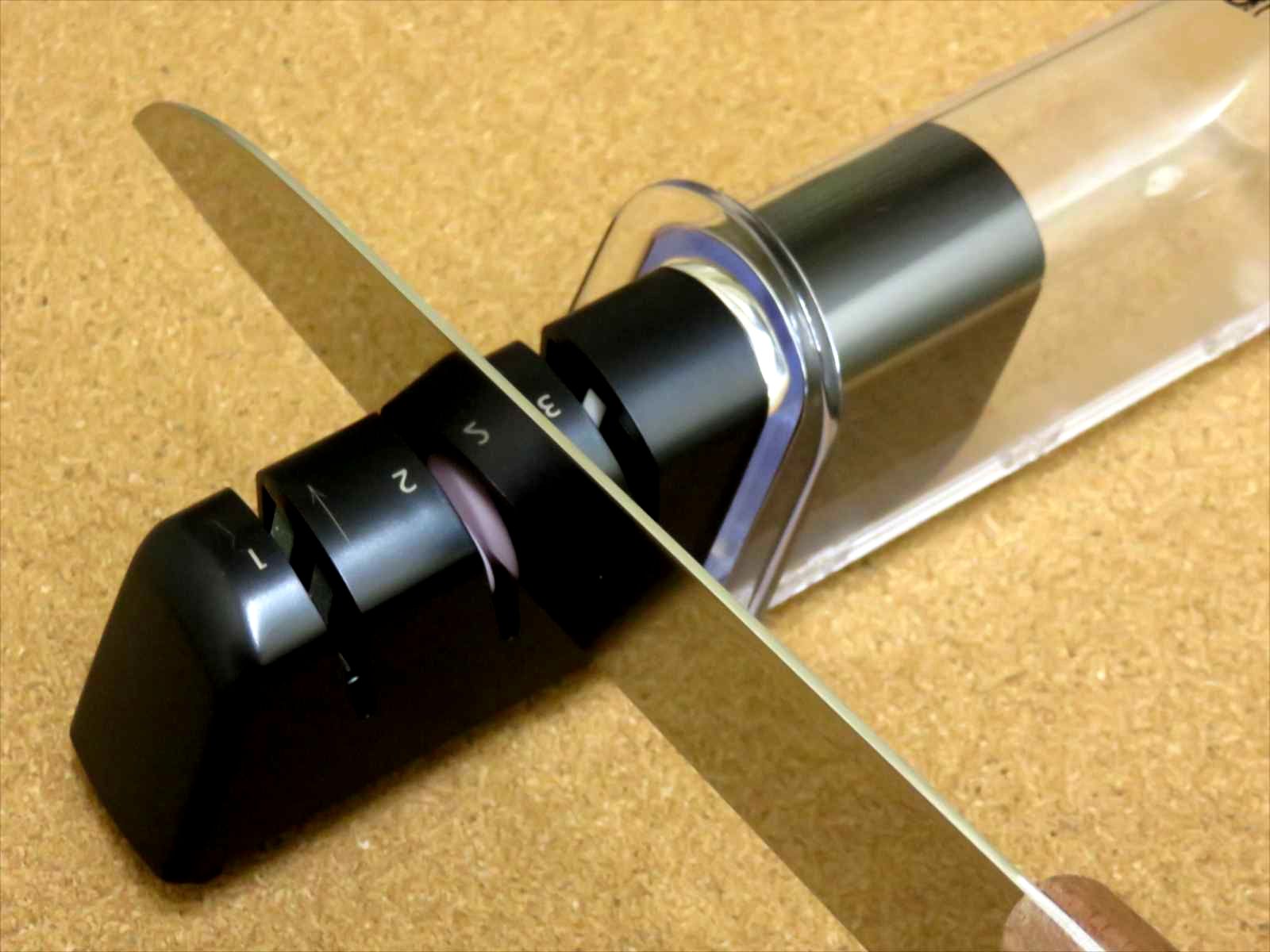 Japanese Kai Magoroku Kitchen Knife Sharpener Blades diamond ceramic 3step JAPAN