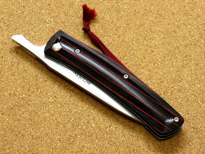 Japanese MCUSTA MC-019 FRICTION FOLDER Folding Knife VG-10 Red Black SEKI JAPAN