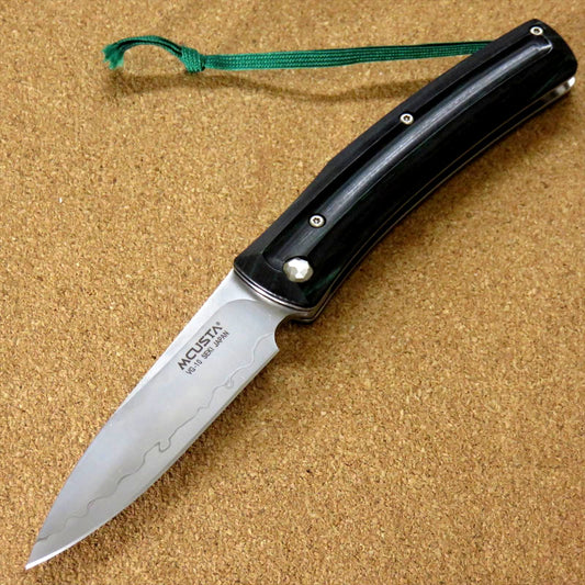 Japanese MCUSTA MC-019 FRICTION FOLDER Folding Knife VG-10 Green Black JAPAN