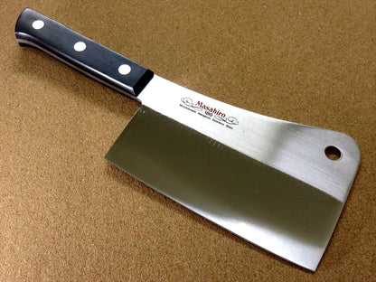 Japanese MASAHIRO Kitchen Cleaver Butcher Chopper Knife 185mm 7 inch SEKI JAPAN