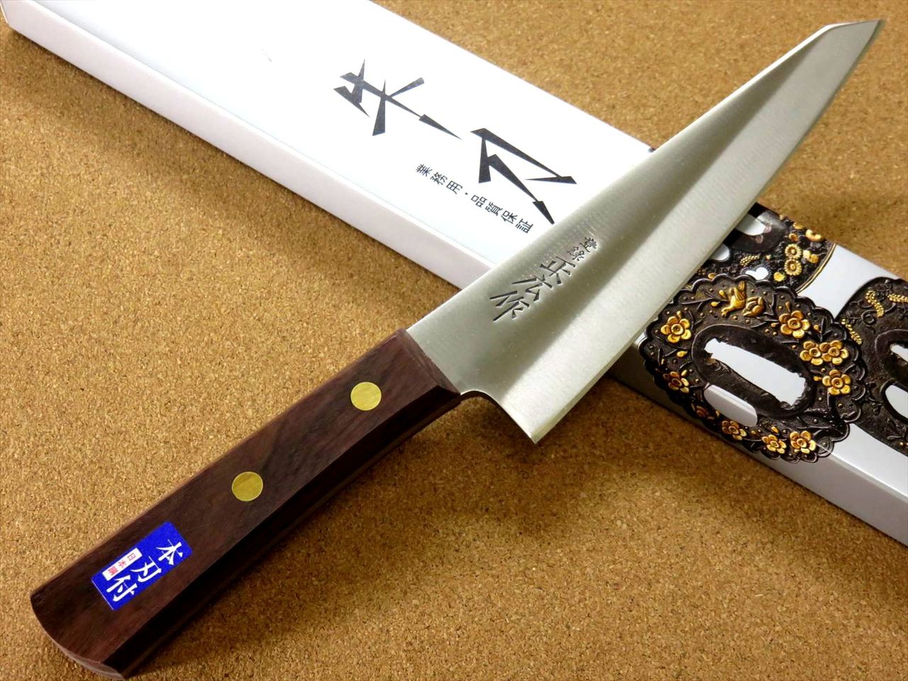 Japanese Masahiro Kitchen Garasuki Knife 7.1 inch Single edged Carbon