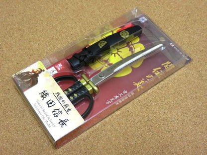 Japanese NIKKEN Samurai Design Paper Scissors Nobunaga Oda Right handed JAPAN
