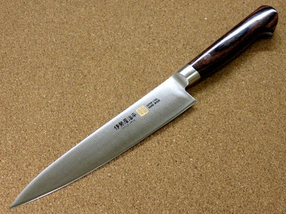 Japanese SETO ISEYA-B Kitchen Utility Knife 5.9 inch Mahogany Bolster SEKI JAPAN