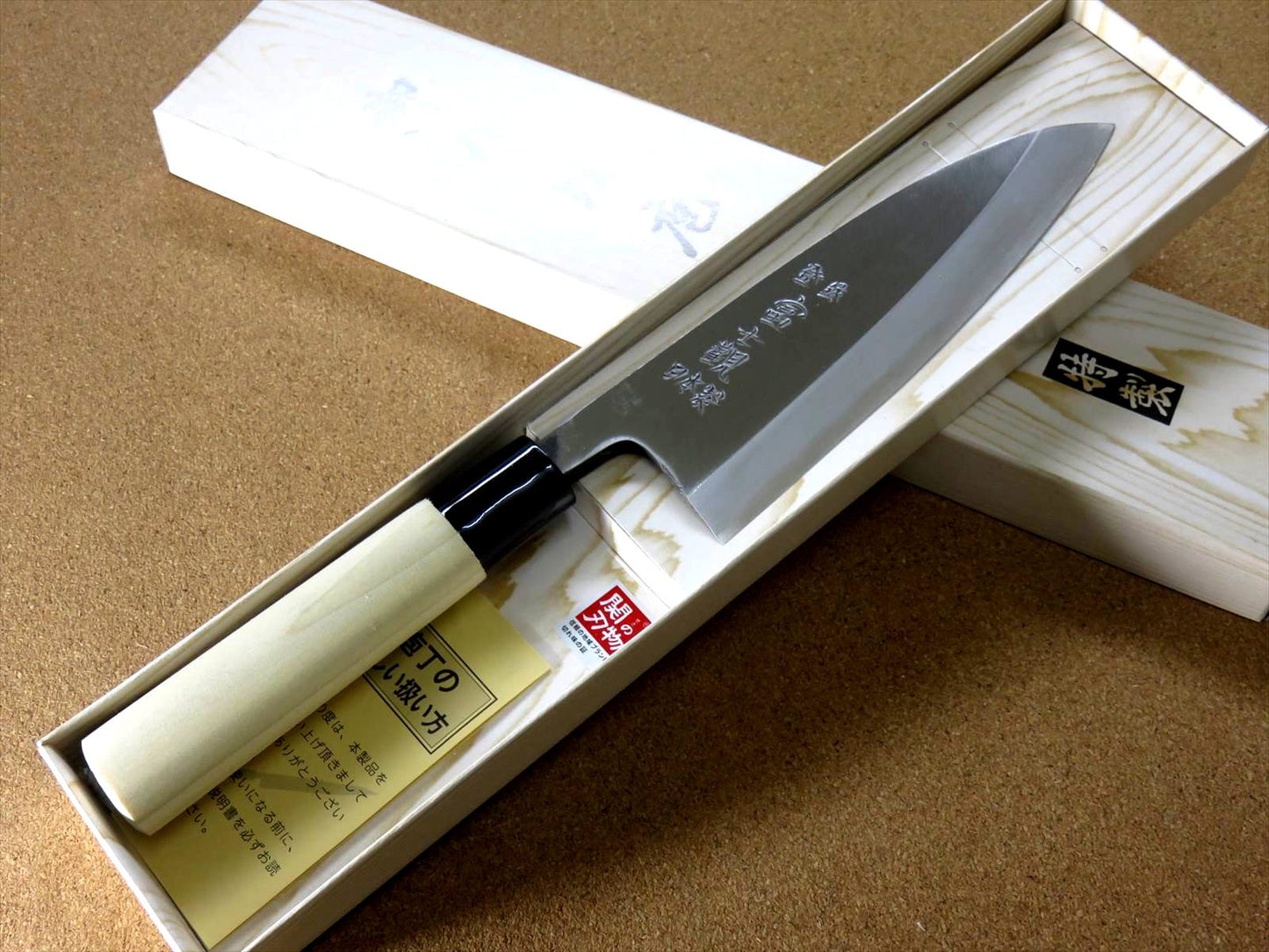 Japanese Kitchen Deba Knife 180mm 7.1 inch Single edged Right handed SEKI JAPAN