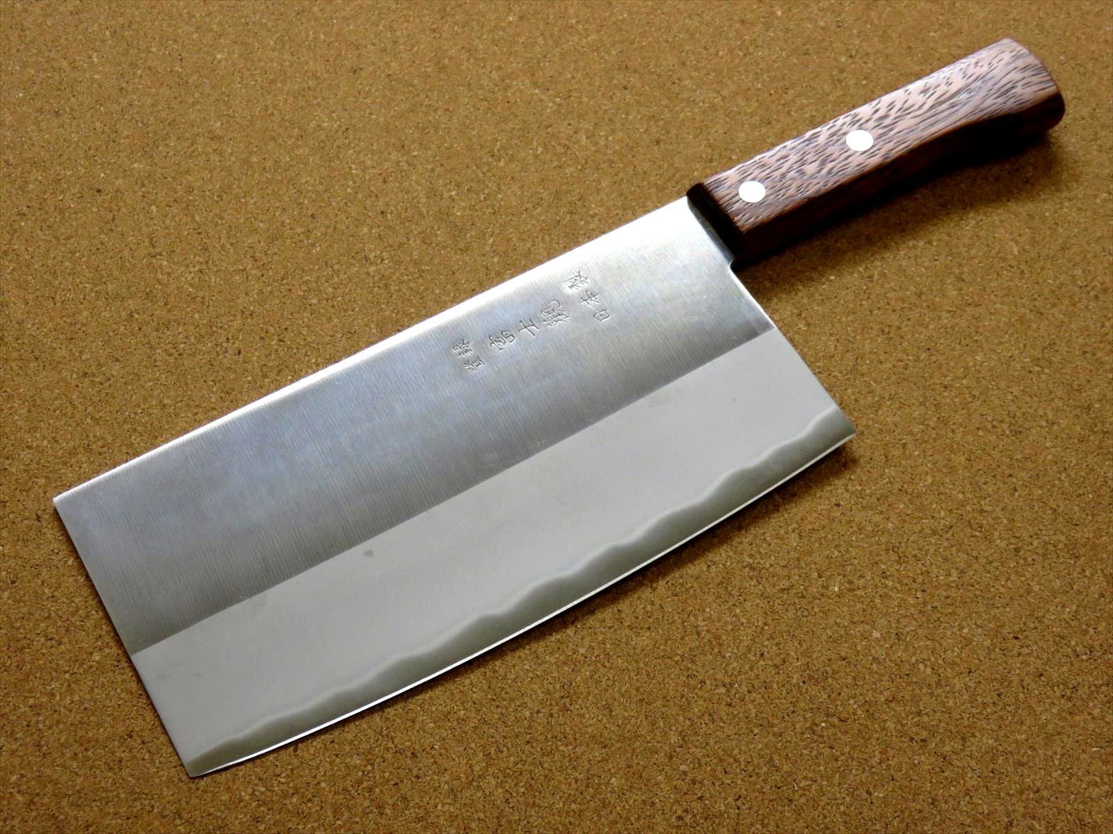Crude - Chinese Vegetable Cleaver Knife, 7 inch,Carbon Steel, Super Thin &  Light