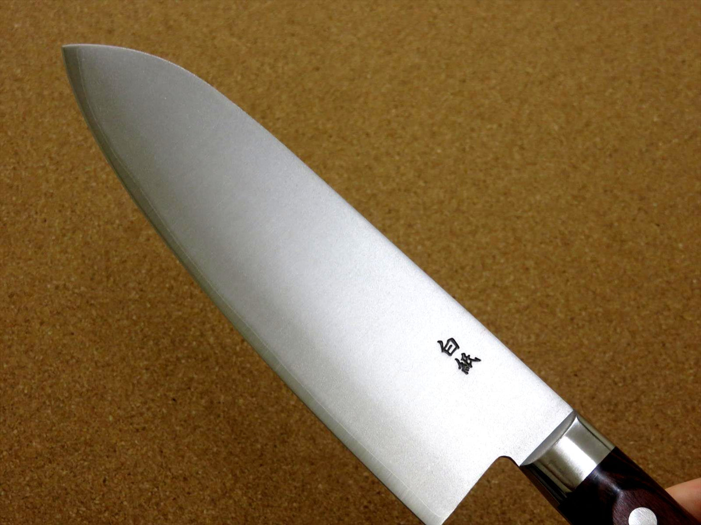Japanese Masamune Kitchen Santoku Knife 170mm 7 in Warikomi 3 Layers SEKI JAPAN