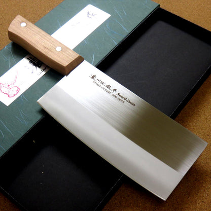Japanese Nosyu Magoroku Kitchen Chinese Chef's Knife 7 in Molybdenum SEKI JAPAN