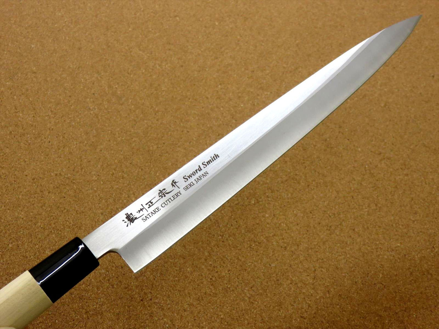 Japanese Masamune Kitchen Sashimi Knife 10" Single edged Right handed SEKI JAPAN