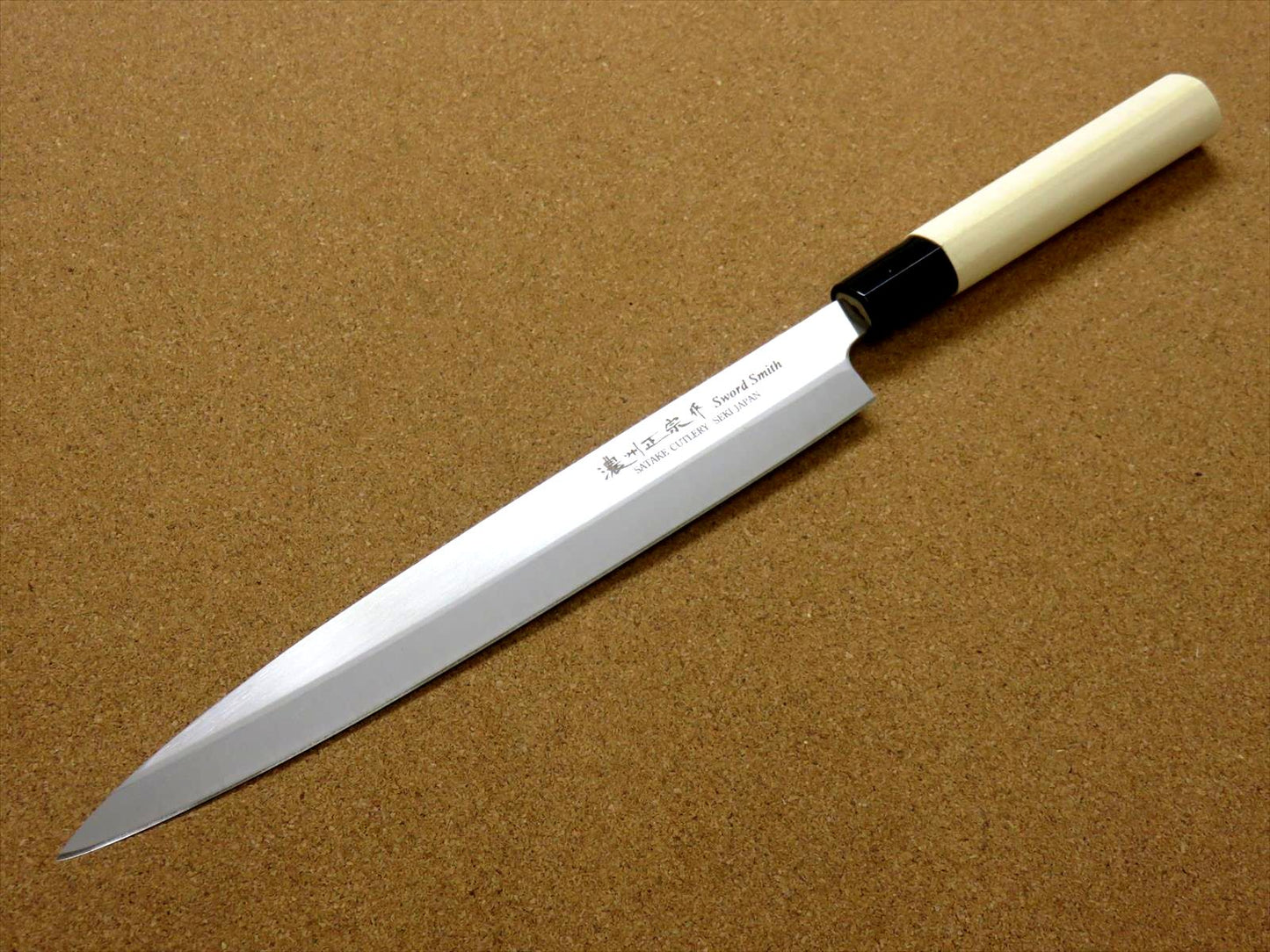 Japanese Masamune Kitchen Sashimi Knife 9 in Single edged Left handed SEKI JAPAN