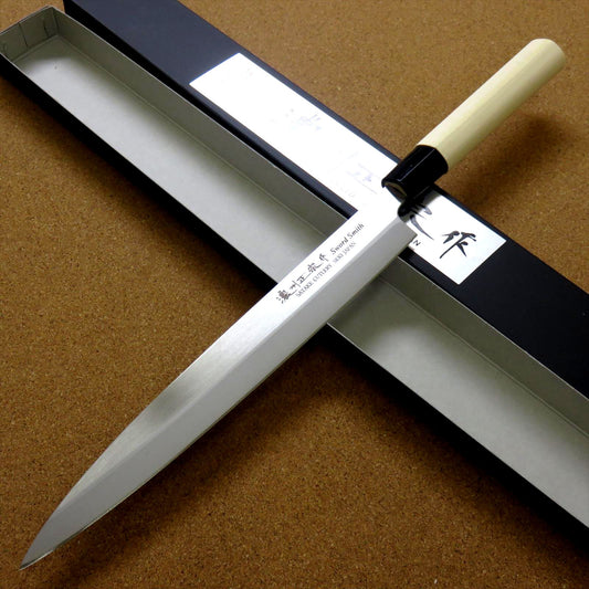 Japanese Masamune Kitchen Sashimi Knife 9 in Single edged Left handed SEKI JAPAN