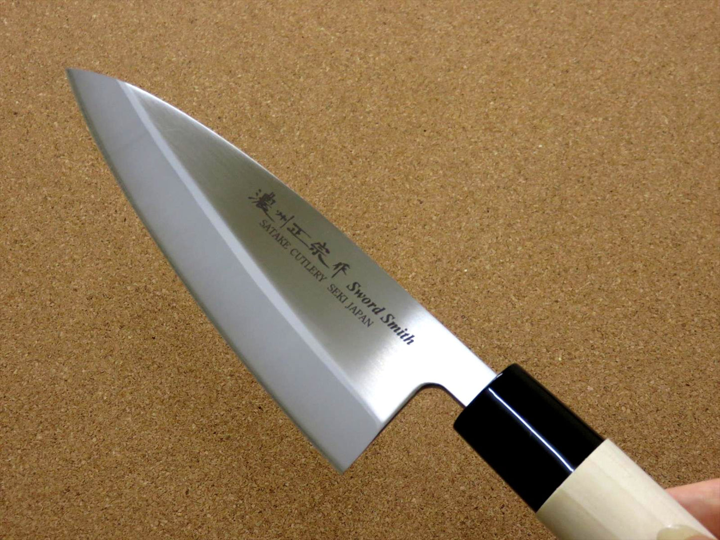 Japanese Masamune Kitchen Deba Knife 140mm 5 inch Single edged Left handed JAPAN