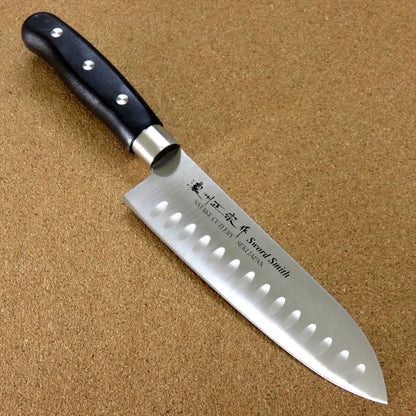 Japanese Masamune Kitchen Dimple Santoku Knife 6.7" Polypropylene Handle JAPAN